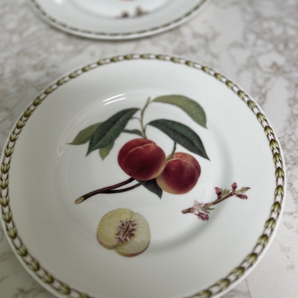 4 Queens Royal Horticultural Society Collection Salad Plates bone china England - Picture 14 of 14